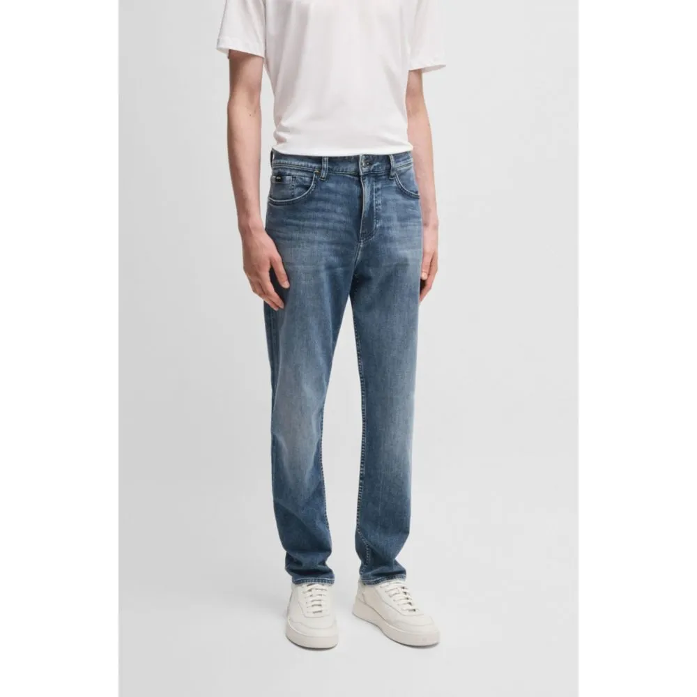 Maine Regular-Fit Jeans in superweichem blauem Denim