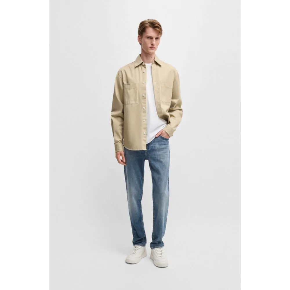 Maine Regular-Fit Jeans in superweichem blauem Denim