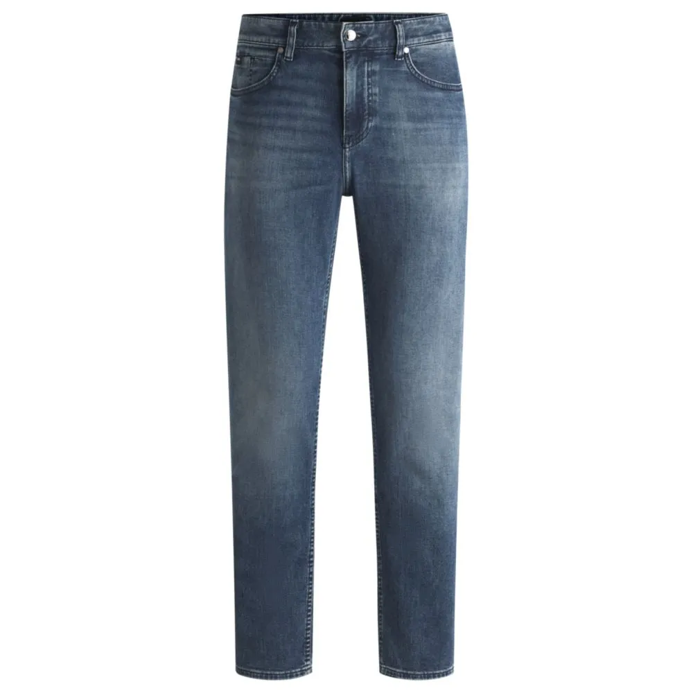 Maine Regular-Fit Jeans in superweichem blauem Denim