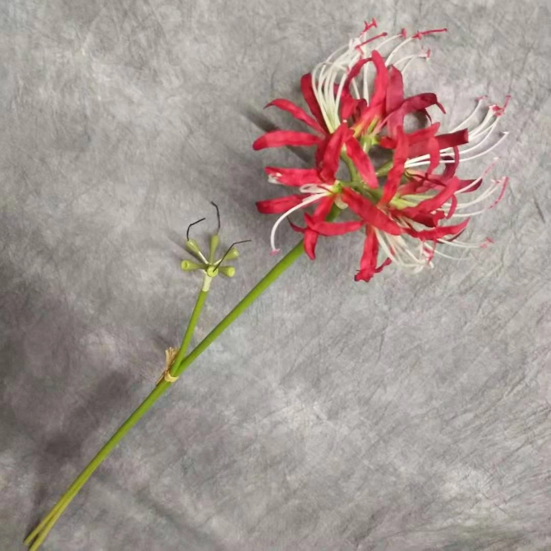 Manjusaka Artificial Silk Flowers Stem