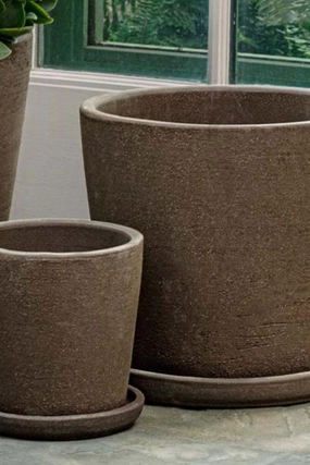 Maracay Carob Planter Large,indoor flower container