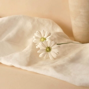 Marguerites en papier blanc,mother's day bouquet