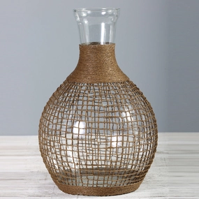 Mari Vase,hand-painted ceramic vase