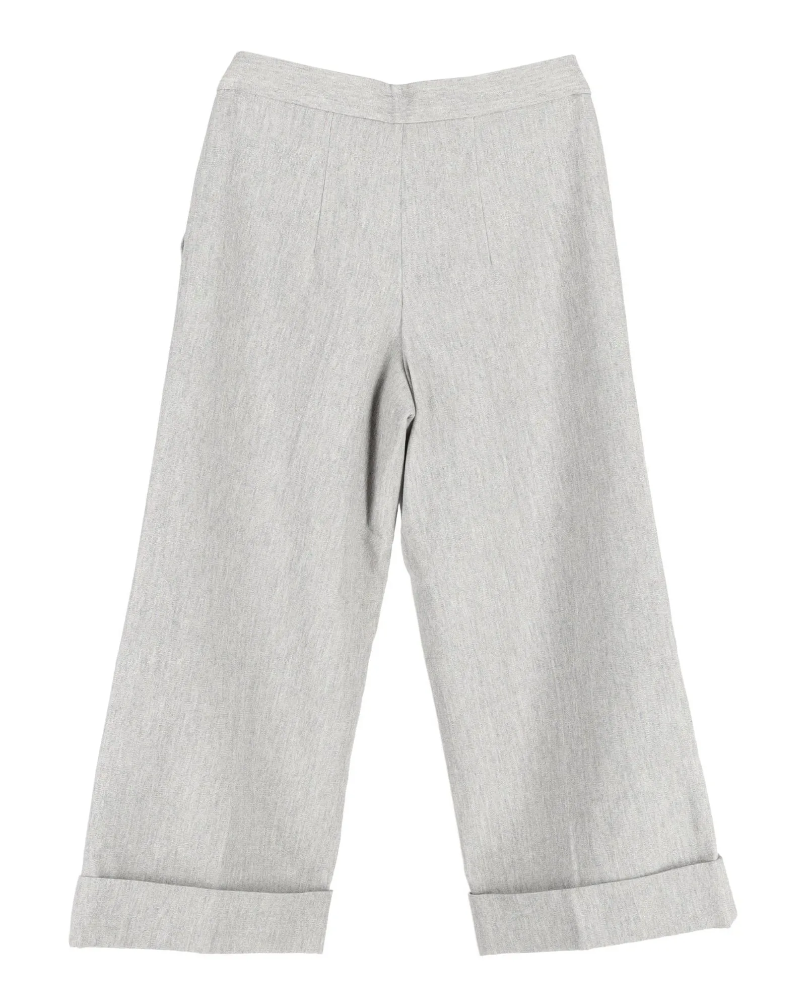 Marni Hosen mit umgeschlagenem Saum in Grau Cupro