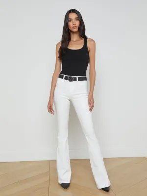 Marty Coated Flare Jeans