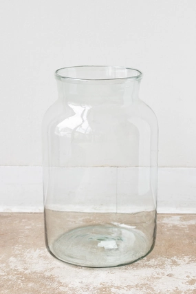 Mason Jar 10L Clear,indoor flower container