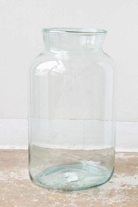 Mason Jar 20L Clear,indoor flower container