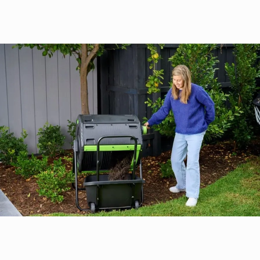 Maze 180l Geared Twin Tumbler (Mega Bundle, 7L Caddy)