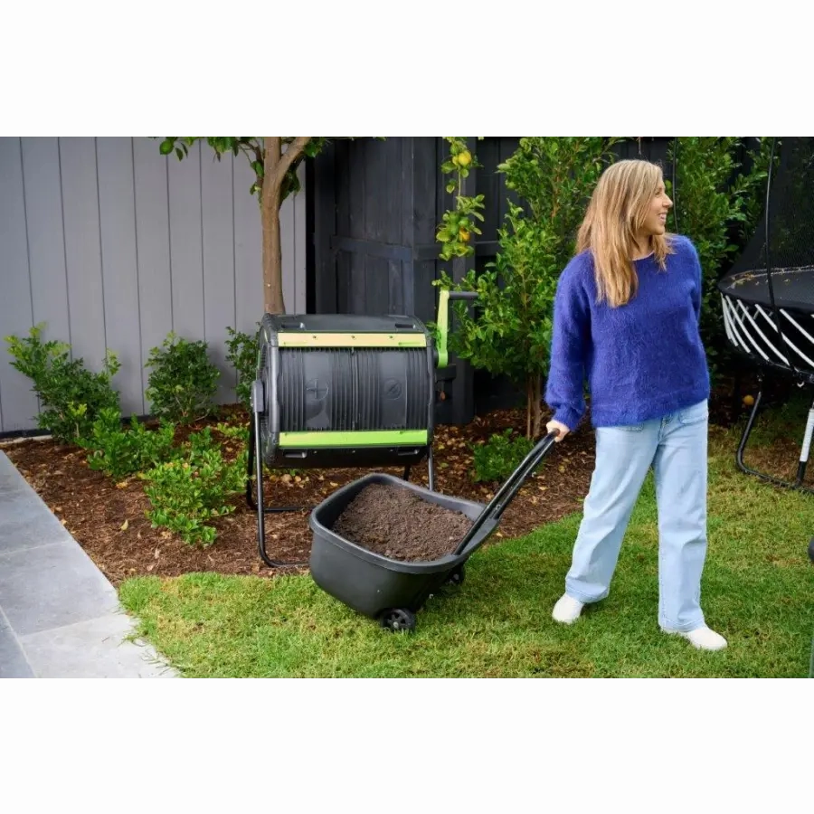 Maze 180l Geared Twin Tumbler (Mega Bundle, 7L Caddy)