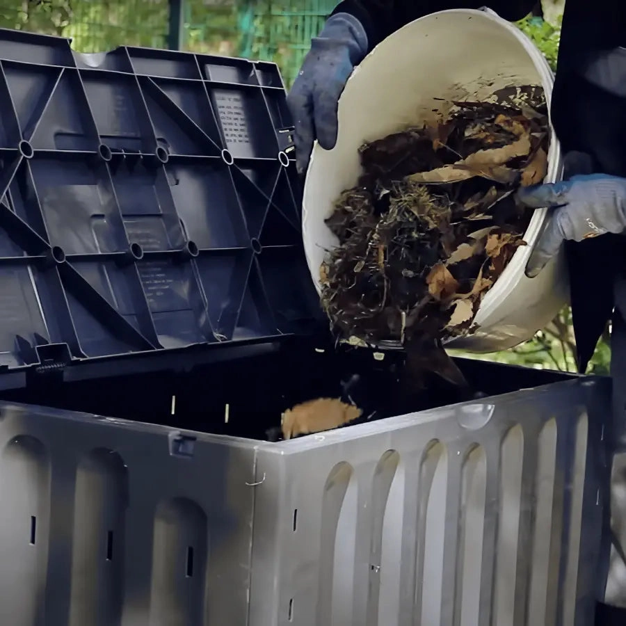 Maze 400LT Eco King Compost Bin - Black