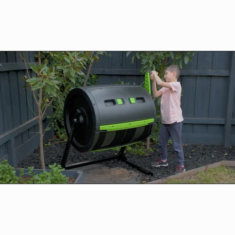 Maze Easy-Turn 245l Compost Tumbler  New 3 Gear Add On