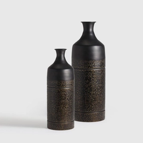 Mels Vase set of 2,hand-painted ceramic vase