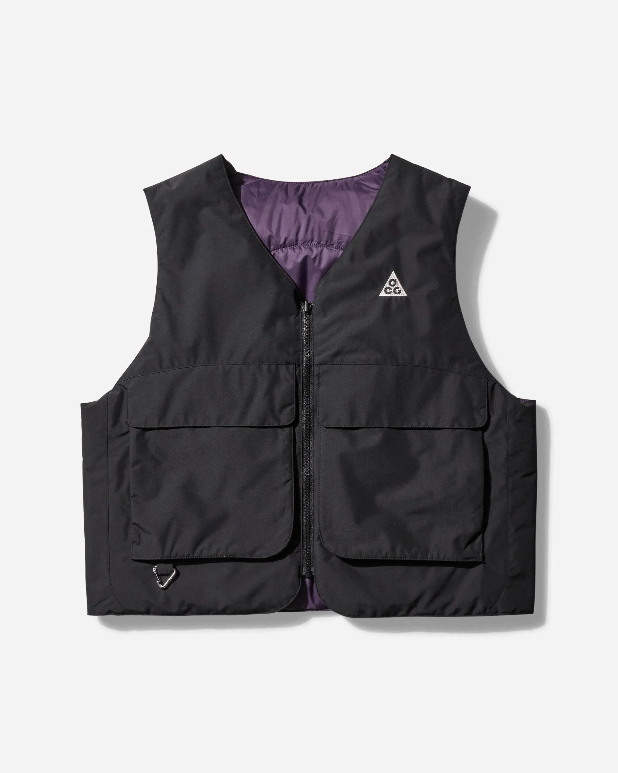 Herren ACG Skull Peak PrimaLoft Reversible Weste Schwarz / Dunkle Rosine