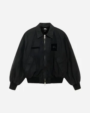 Herren Flugbomberjacke Schwarz