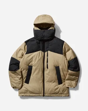 Herren GORE-TEX Windstopper Dhaulagiri Daunenjacke Beige Taupe