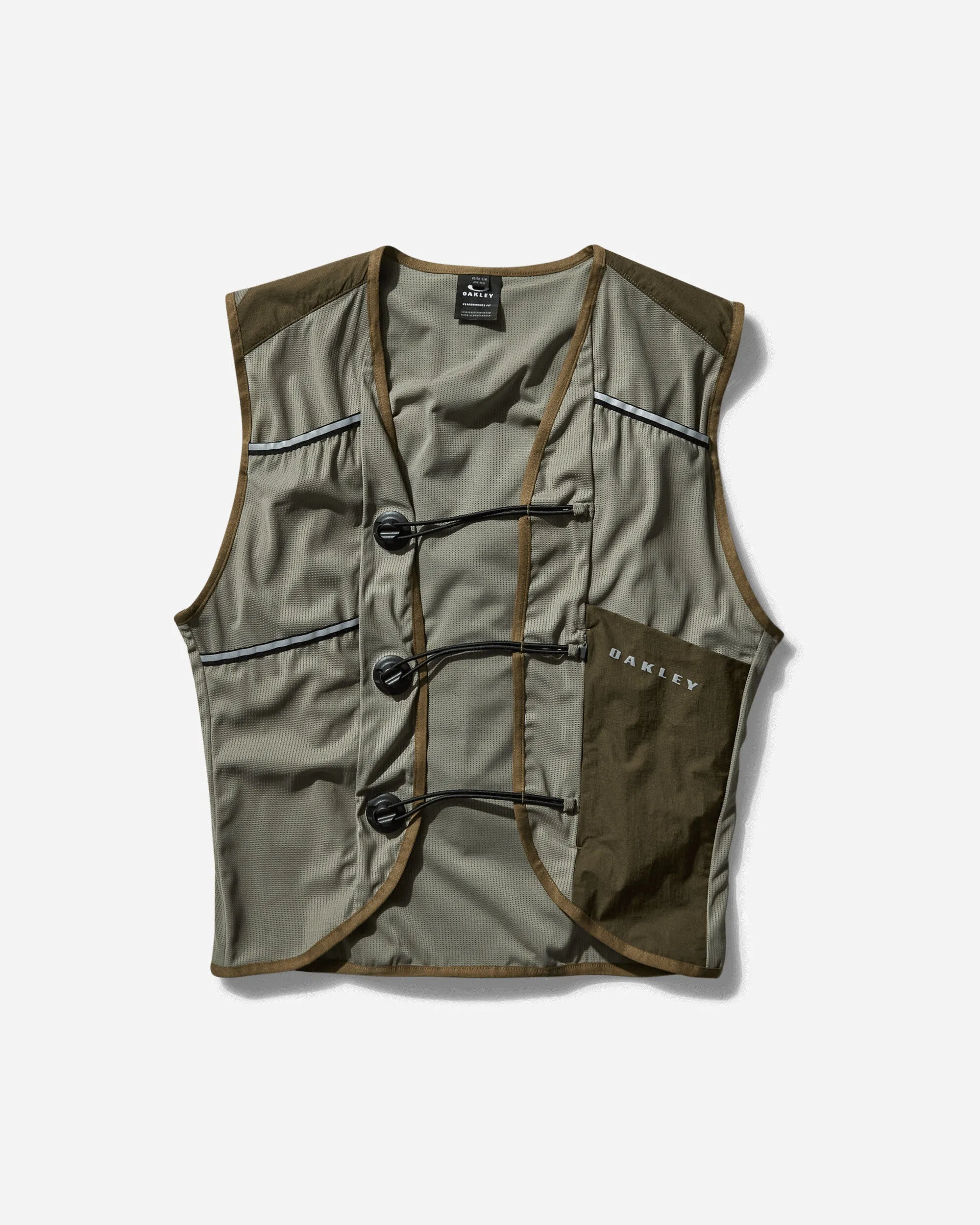 Herren Latitude Flugweste Poncho Armee Grün