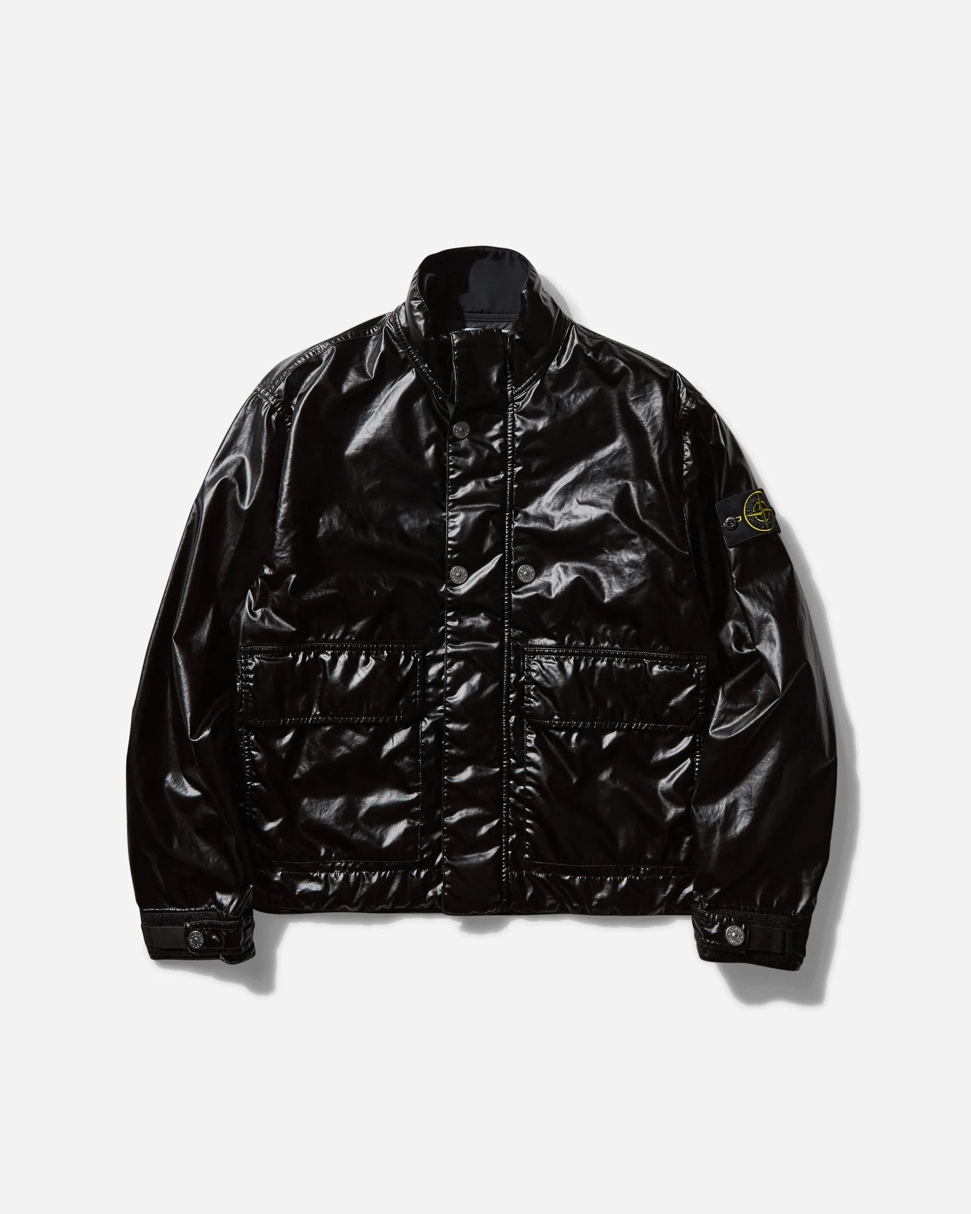 Herren Mussola Gommata-TC gepolsterte Jacke Schwarz
