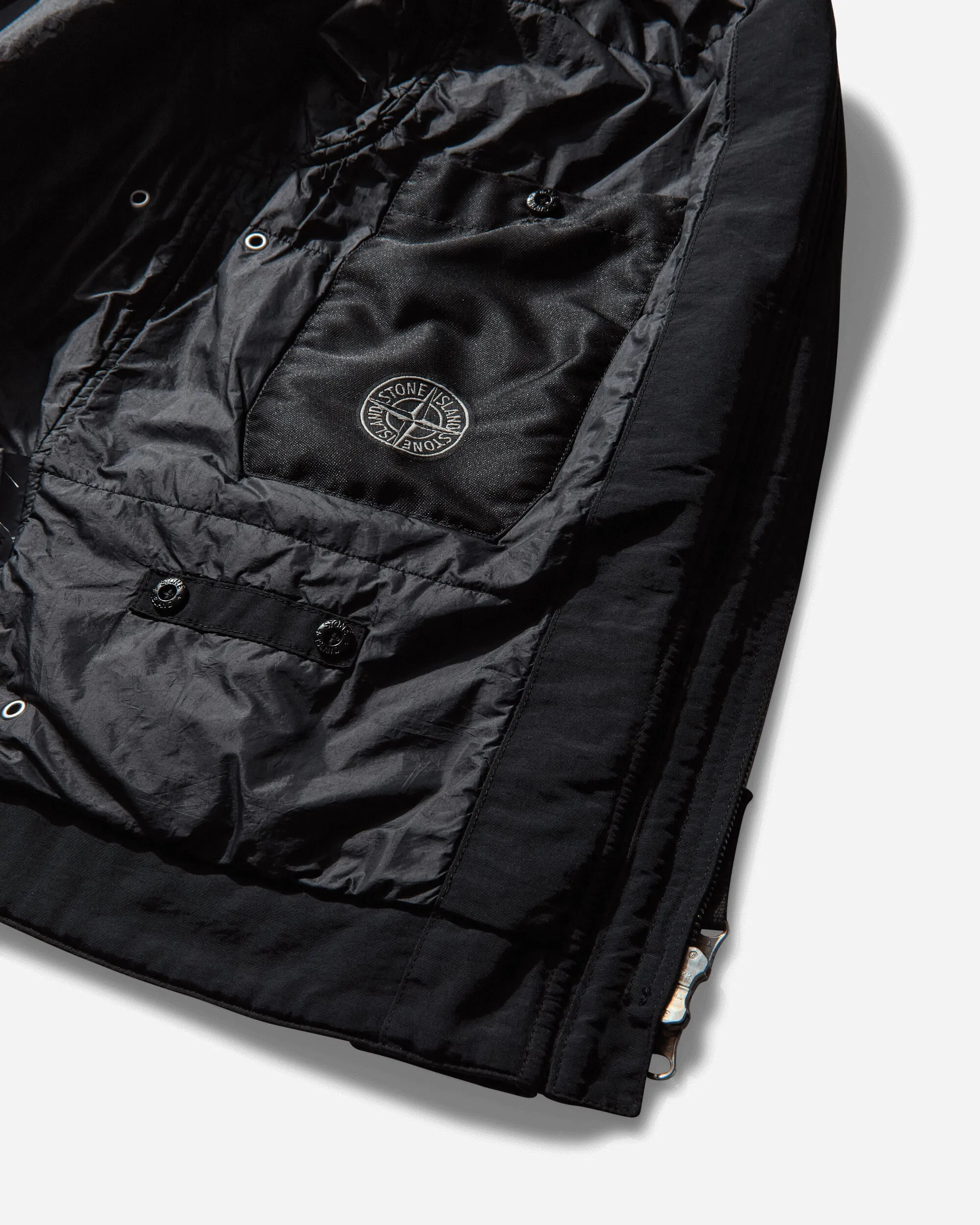 Herren Mussola Gommata-TC gepolsterte Jacke Schwarz