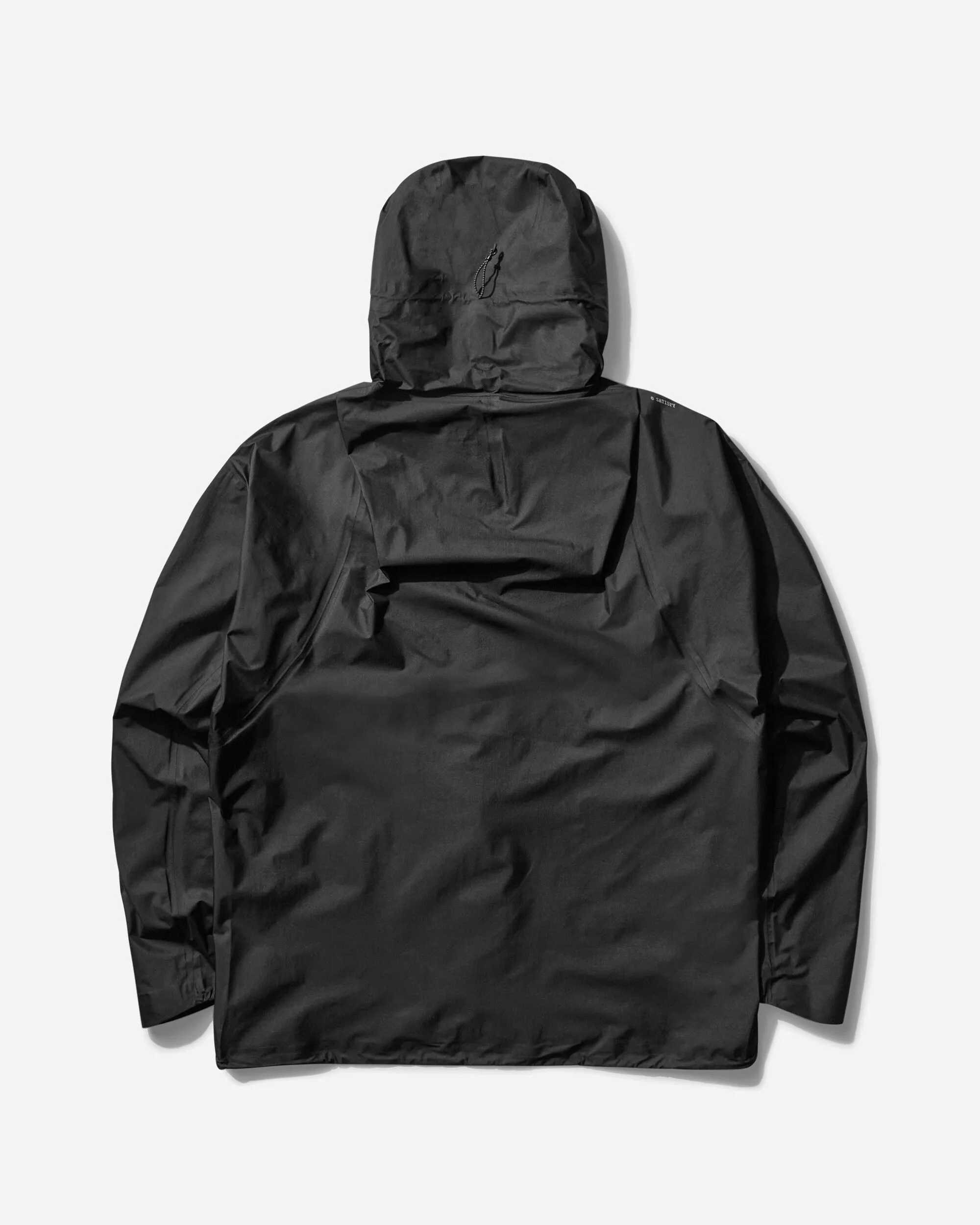 Herren Pertex 3L Fly Regenjacke Schwarz