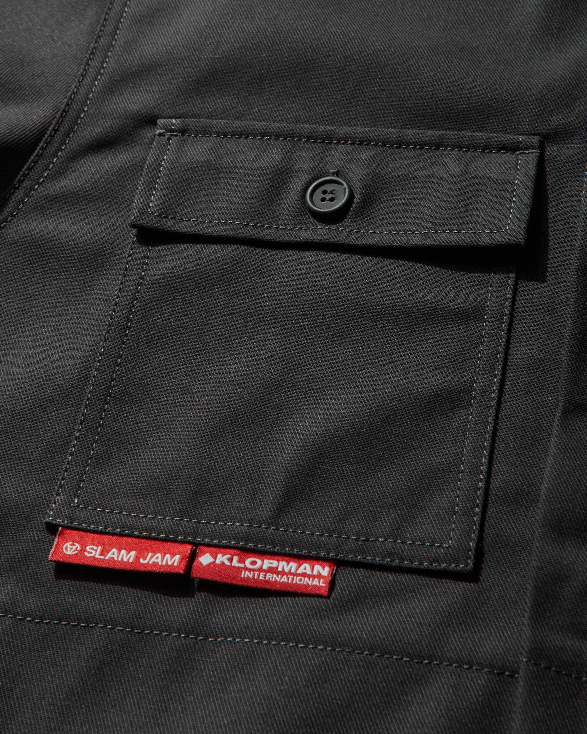 Herren Slam Jam CHAOS IS ORDER 40000 Replizierte Kurzjacke Anthrazit