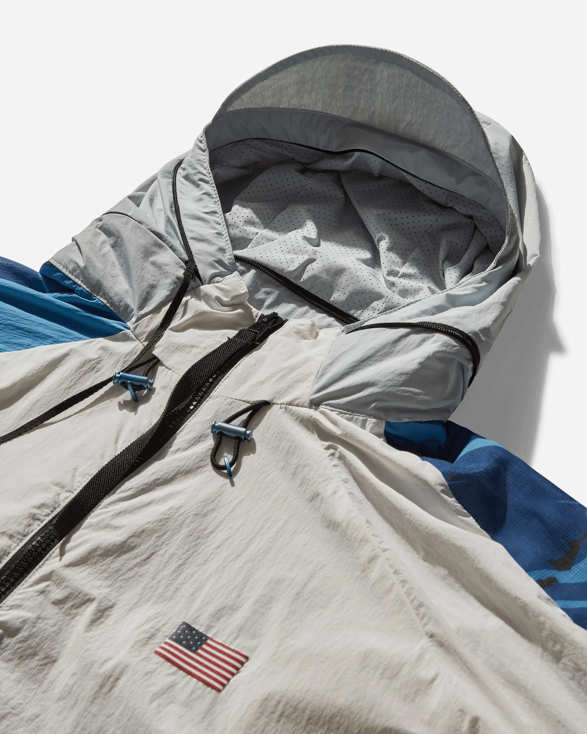 Herren Team USA Surfing Windbreaker Flüssiggrau