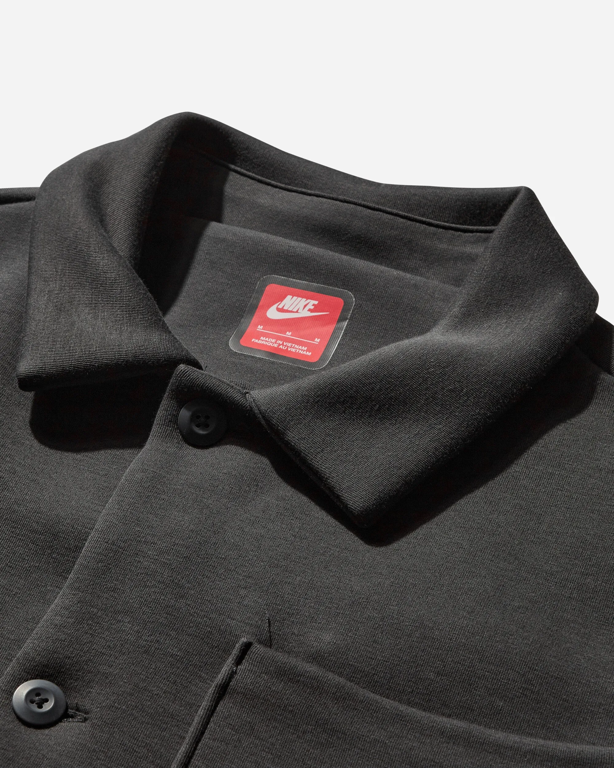 Herren Tech Fleece Jacke Anthrazit