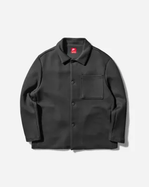 Herren Tech Fleece Jacke Anthrazit