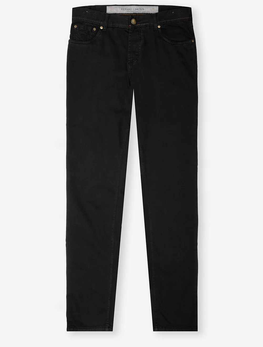 Milano Luxus-Denim-Jeans Schwarz