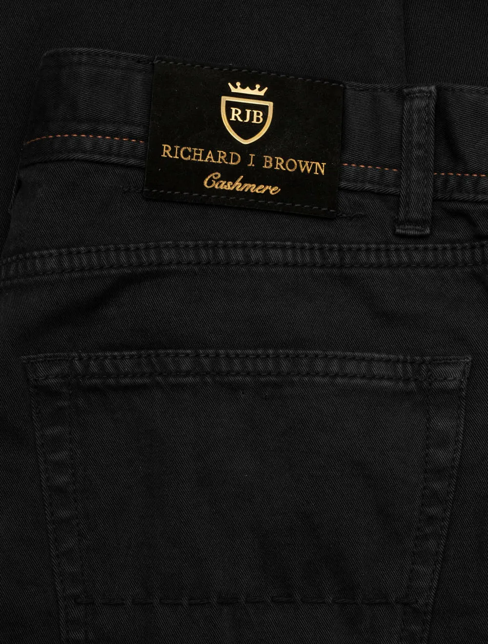 Milano Luxus-Denim-Jeans Schwarz