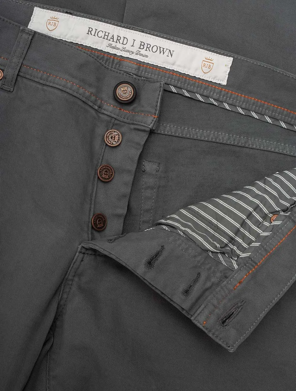 Milano Luxury Denim Jeans Taupe