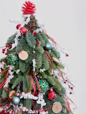 Mini Christmas Tree,realistic flower bouquet 