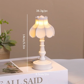 Mini Baby lamp battery charging,aesthetic flower vase