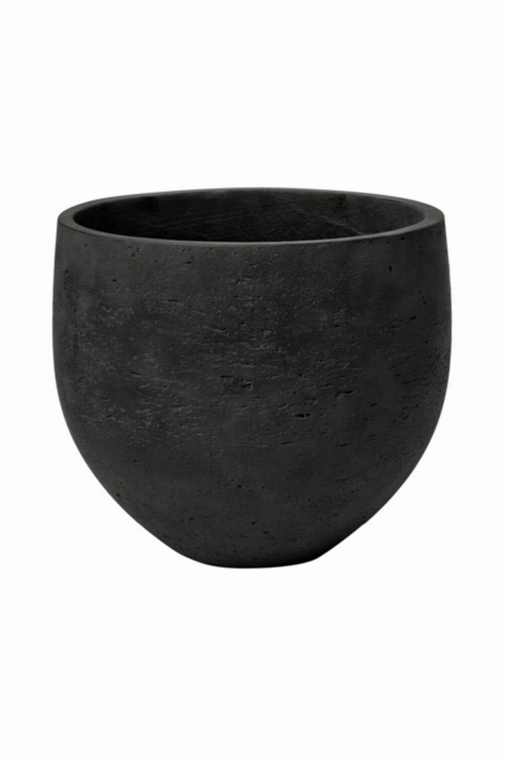Mini Orb Pot Black Washed Large