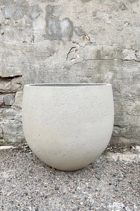 Mini Orb Pot Grey Washed XL,indoor flower container