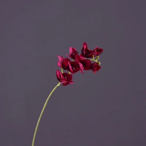 Mini Orchid Artificial Flowers Burgundy ORCHIDlj001,dried artificial flower