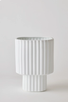 Modular Stack Planter white,indoor flower container