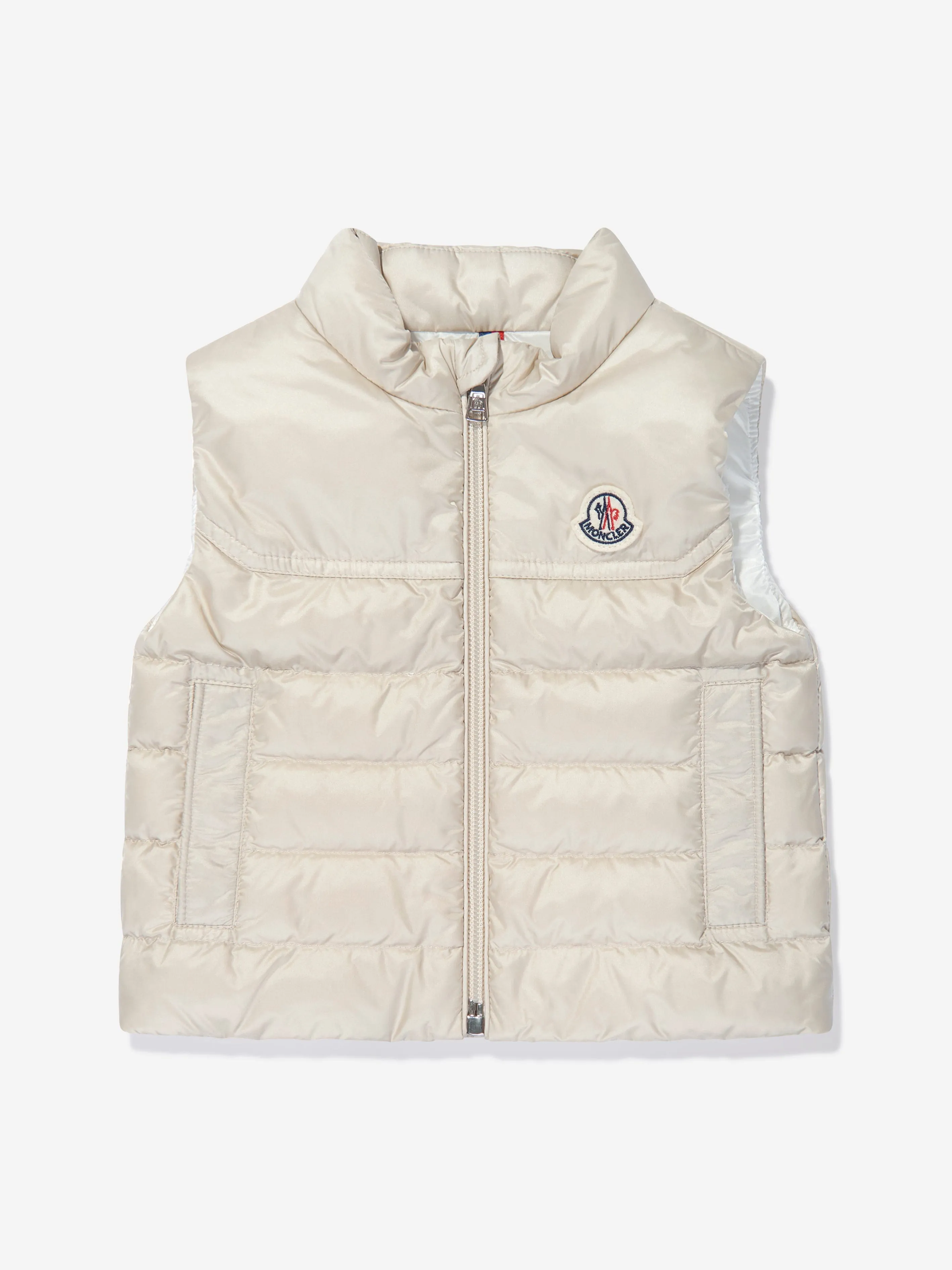 Moncler Enfant Baby Boys Daunengefüttertes Camelien Gilet in Beige