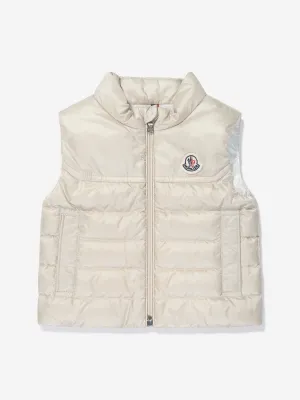 Moncler Enfant Baby Boys Daunengefüttertes Camelien Gilet in Beige