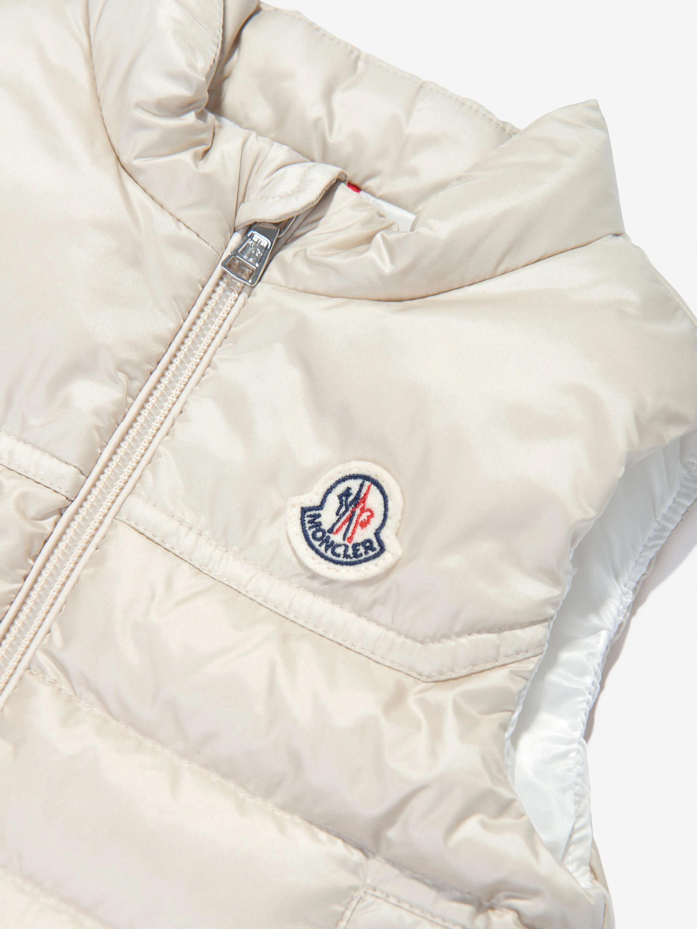 Moncler Enfant Baby Boys Daunengefüttertes Camelien Gilet in Beige