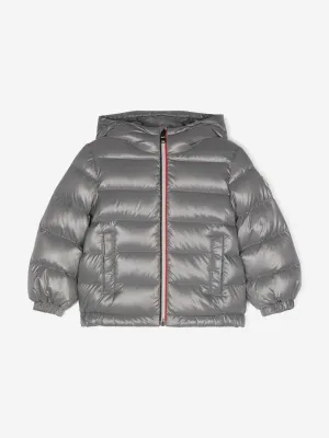 Moncler Enfant Baby Jungen Daunengefütterte Neue Aubert Jacke in Grau