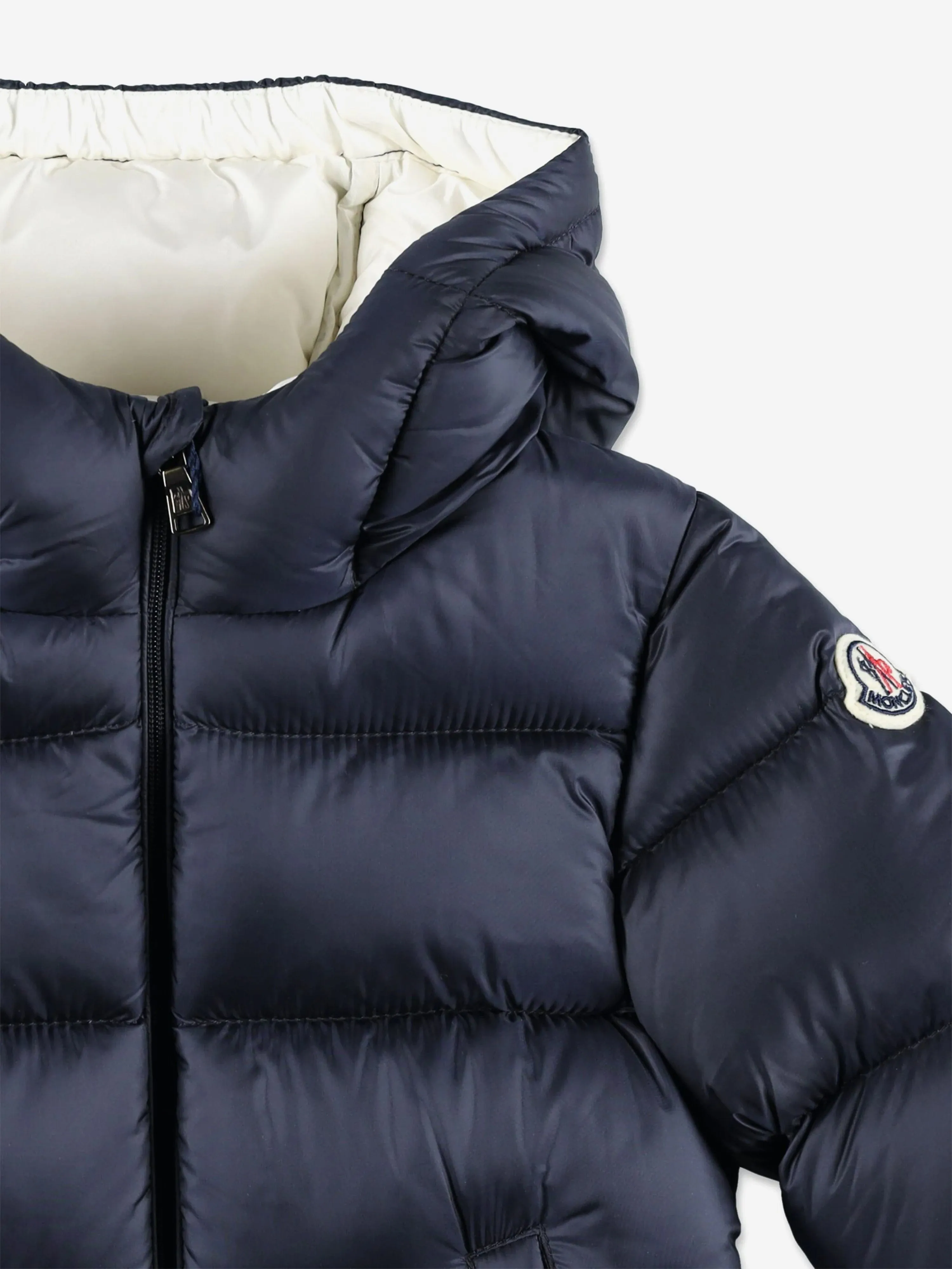 Moncler Enfant Baby Jungen Daunengefütterte Neue Macaire Jacke in Marine