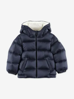 Moncler Enfant Baby Jungen Daunengefütterte Neue Macaire Jacke in Marine