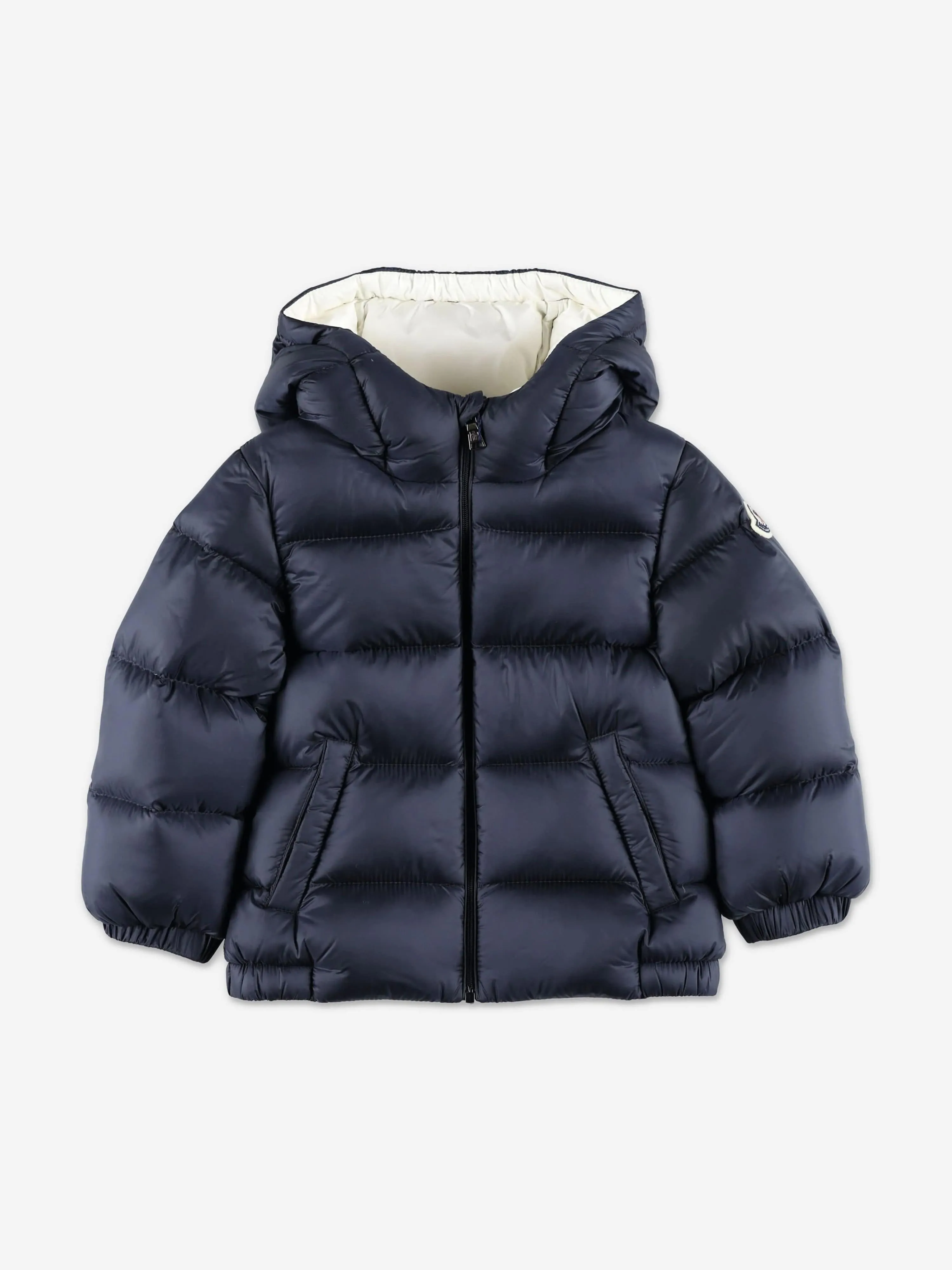 Moncler Enfant Baby Jungen Daunengefütterte Neue Macaire Jacke in Marine