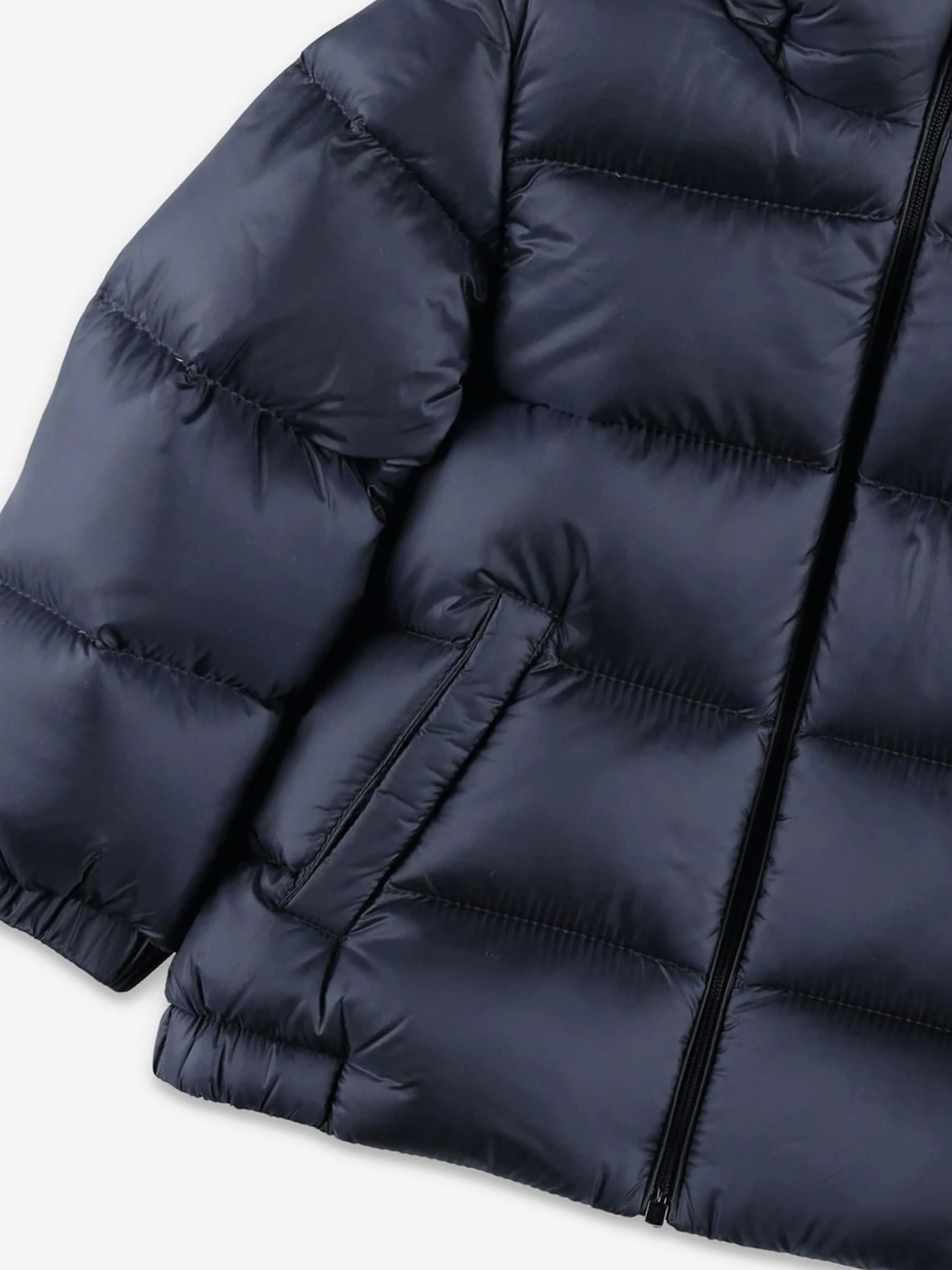 Moncler Enfant Baby Jungen Daunengefütterte Neue Macaire Jacke in Marine