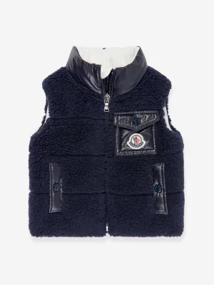 Moncler Enfant Baby Boys Daunengefütterte Odal-Weste in Marine