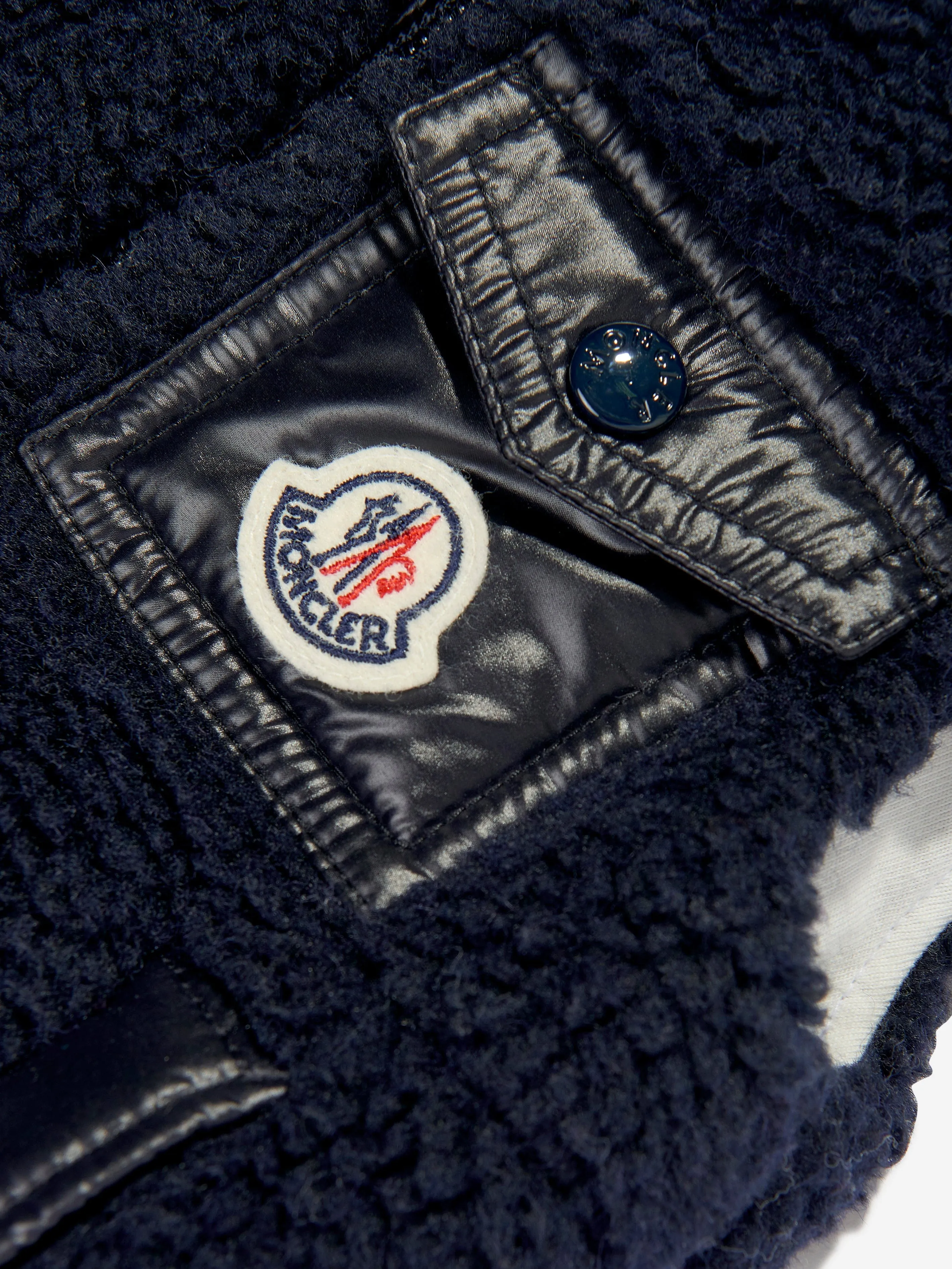 Moncler Enfant Baby Boys Daunengefütterte Odal-Weste in Marine