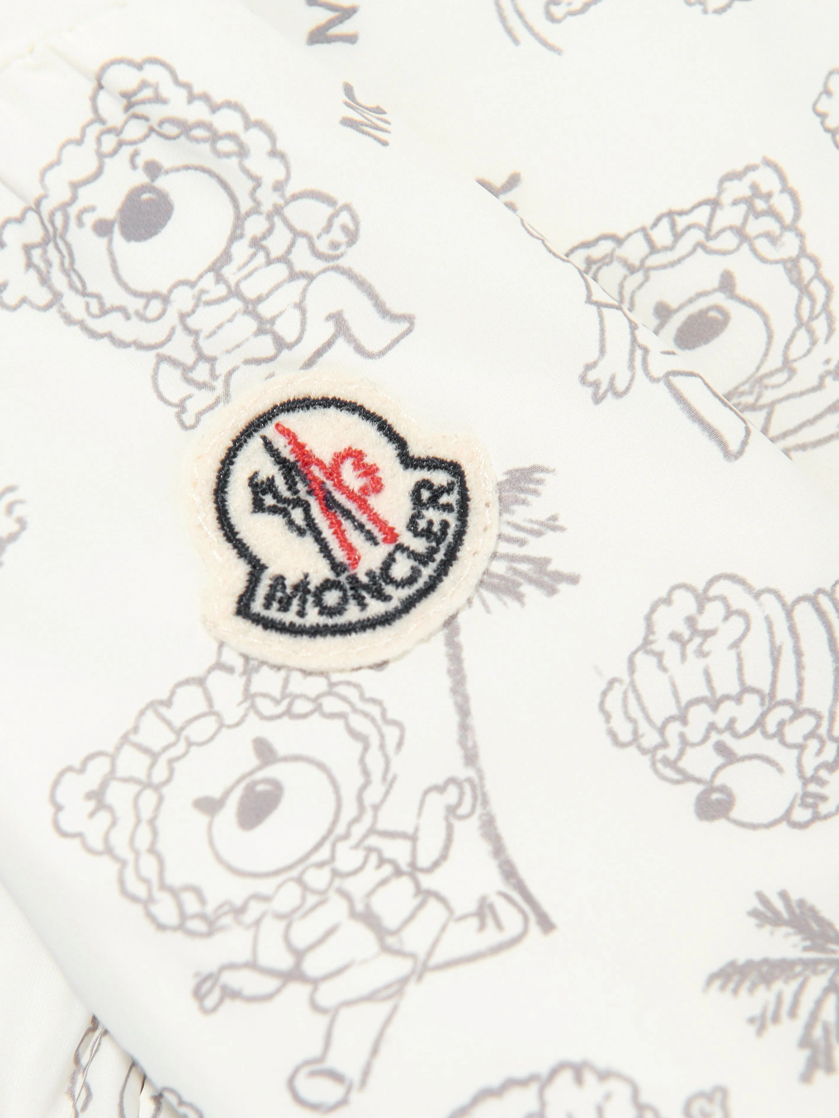 Moncler Enfant Baby Fynn Jacke in Weiß