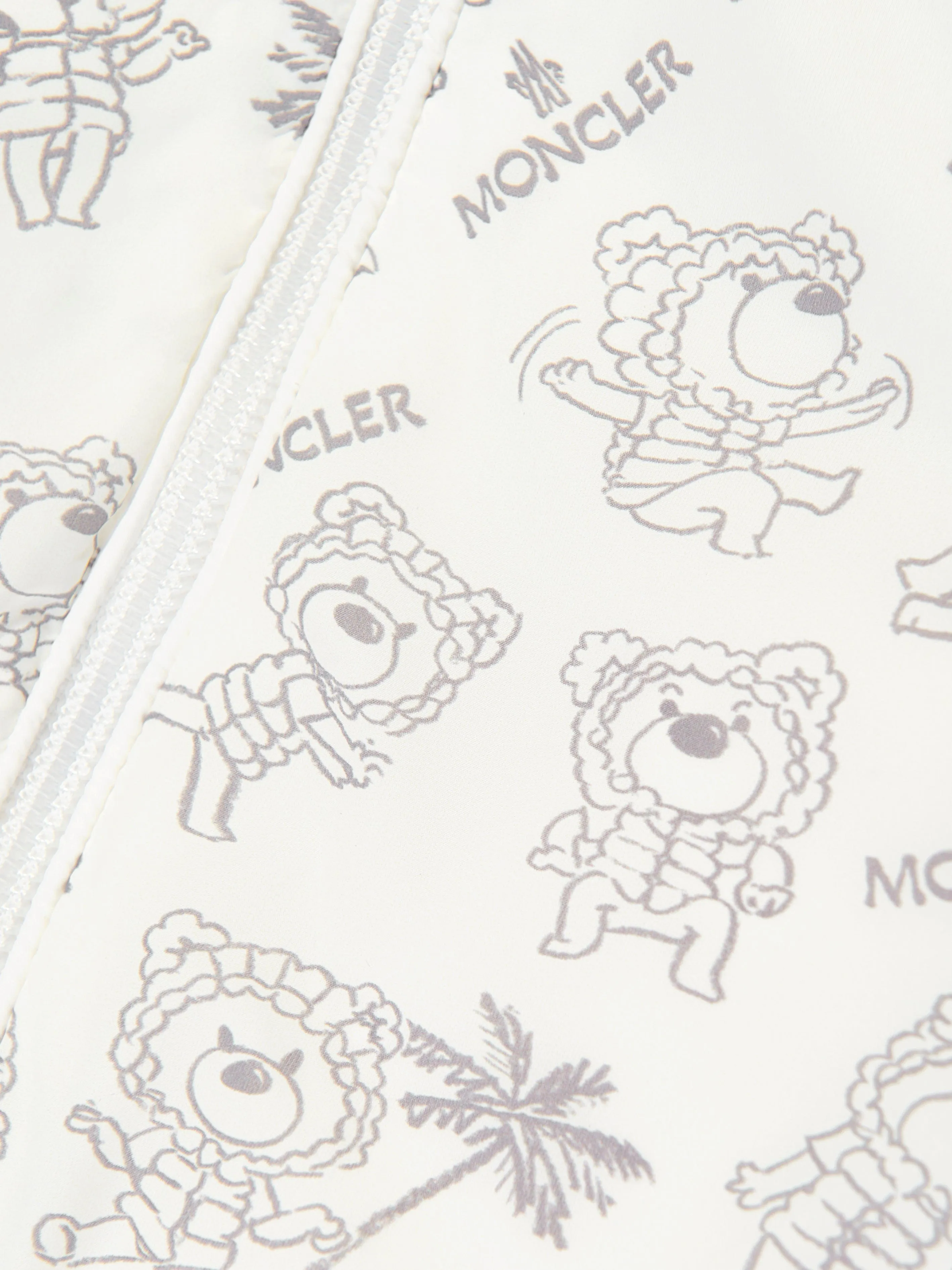 Moncler Enfant Baby Fynn Jacke in Weiß
