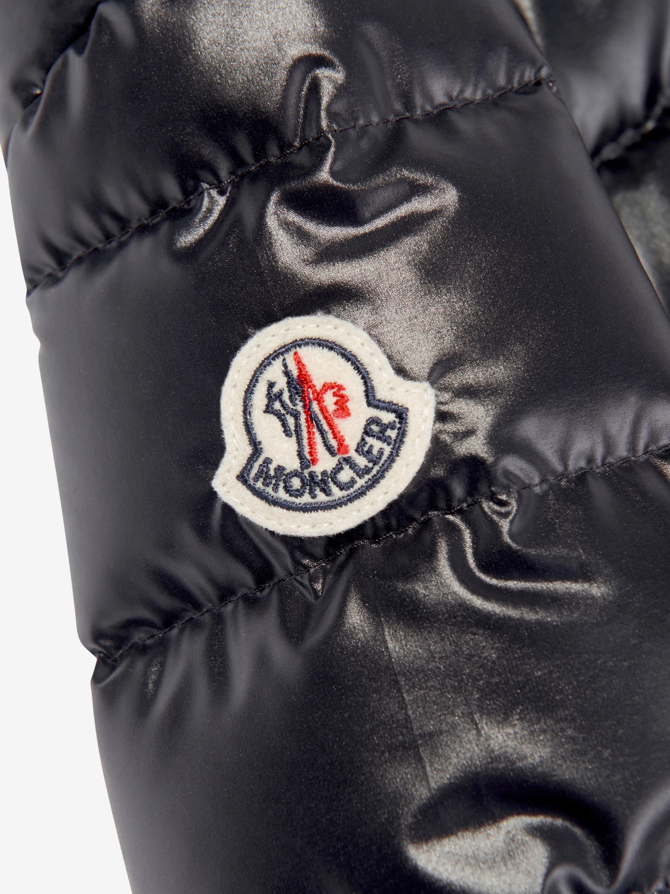 Moncler Enfant Baby Mädchen Daunengefütterter Ibida Langer Mantel in Marine