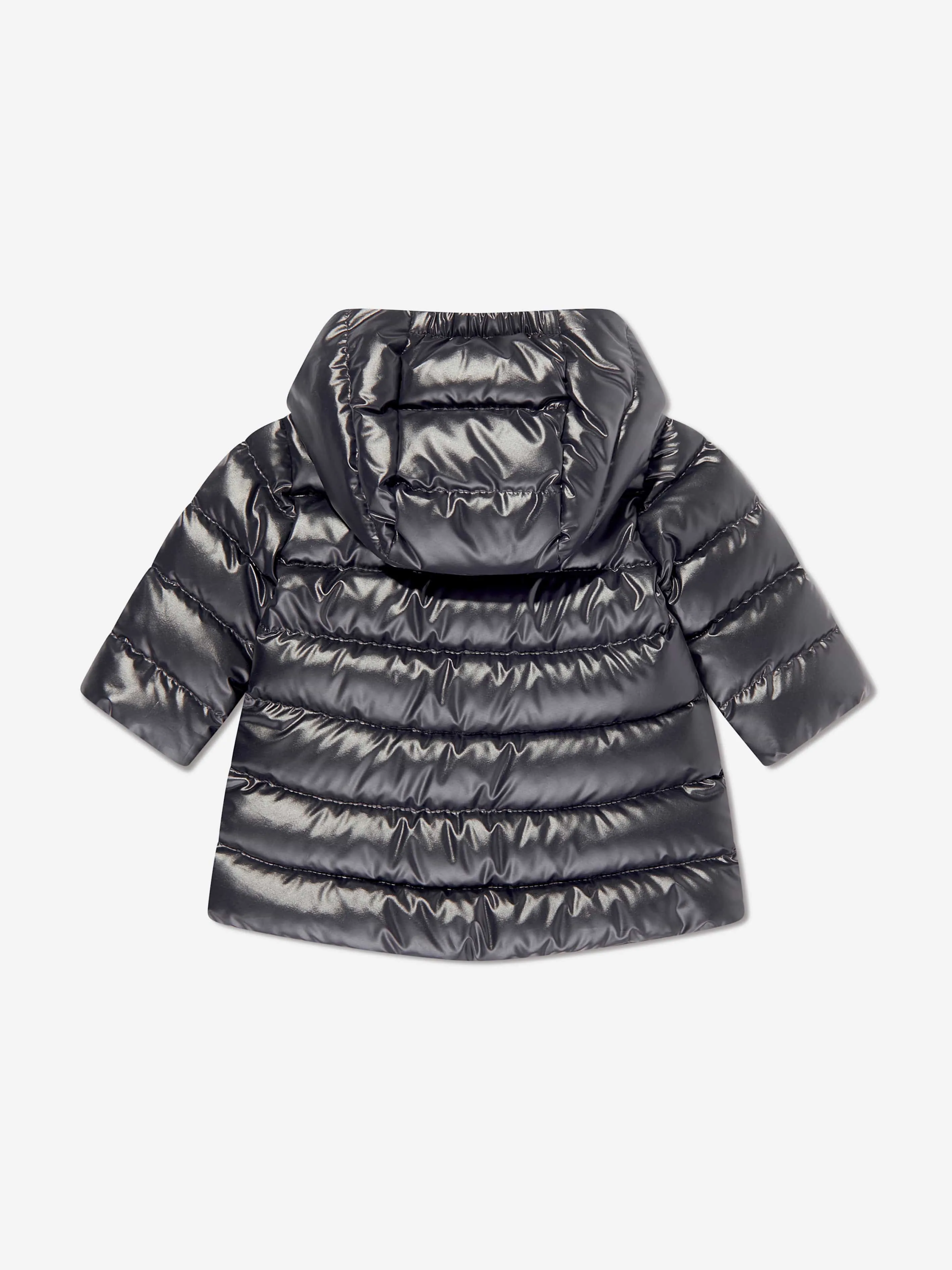 Moncler Enfant Baby Mädchen Daunengefütterter Ibida Langer Mantel in Marine